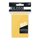 ULTRA PRO - Micas PRO-Gloss STND Deck Protector Amarillo c/50 - Gamesmart